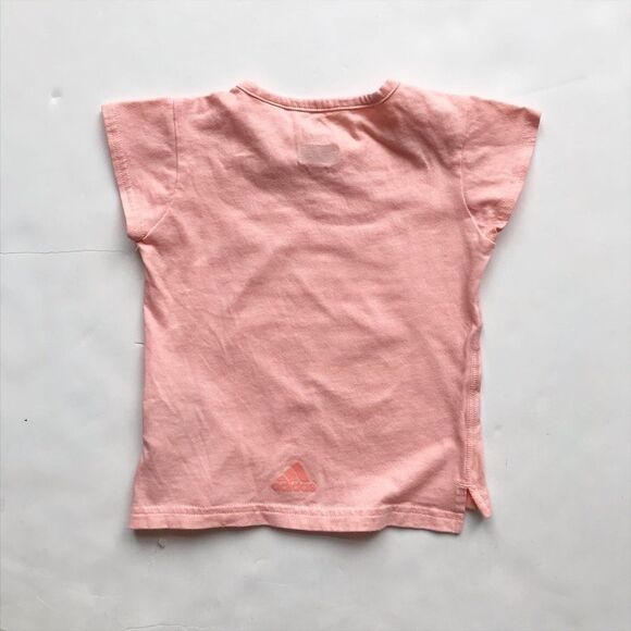 Adidas peach letter print t-shirt EUC 12 months - Picture 4 of 4